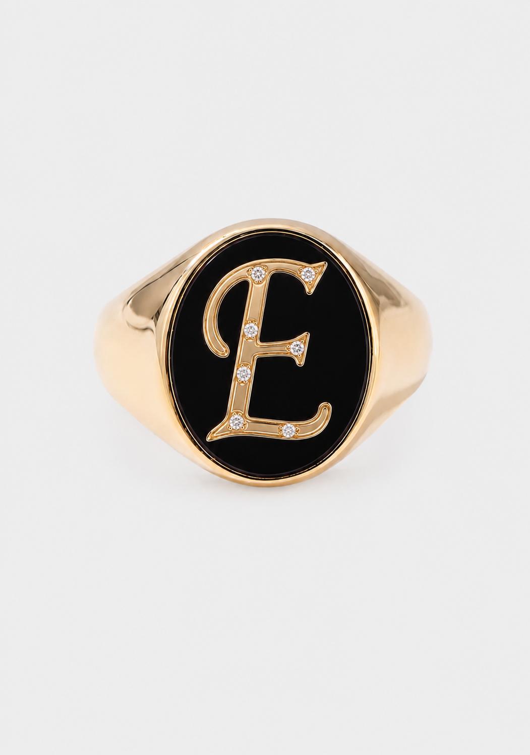 Anillo Sello Onyx | Noir