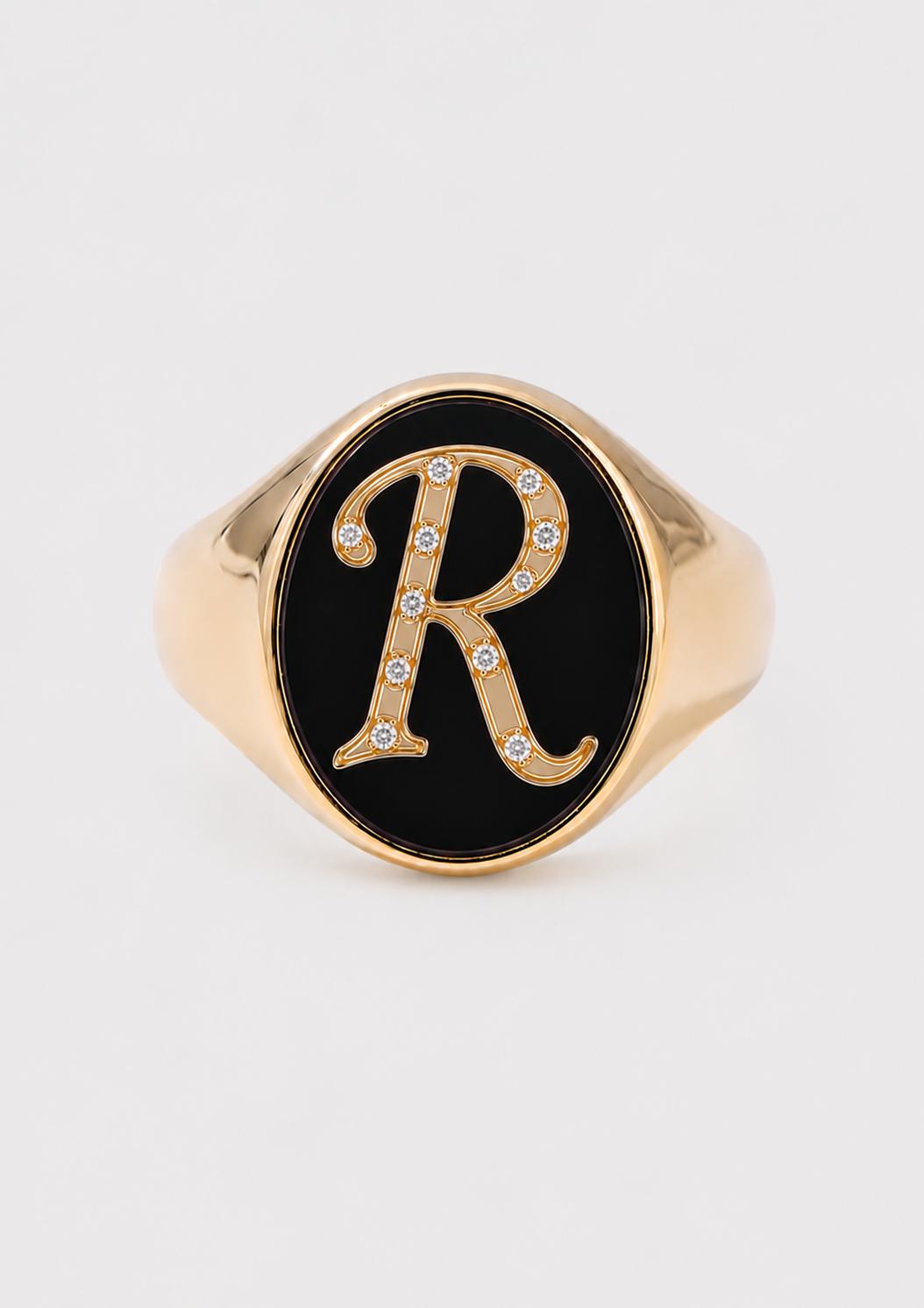 Anillo Sello Onyx | Noir