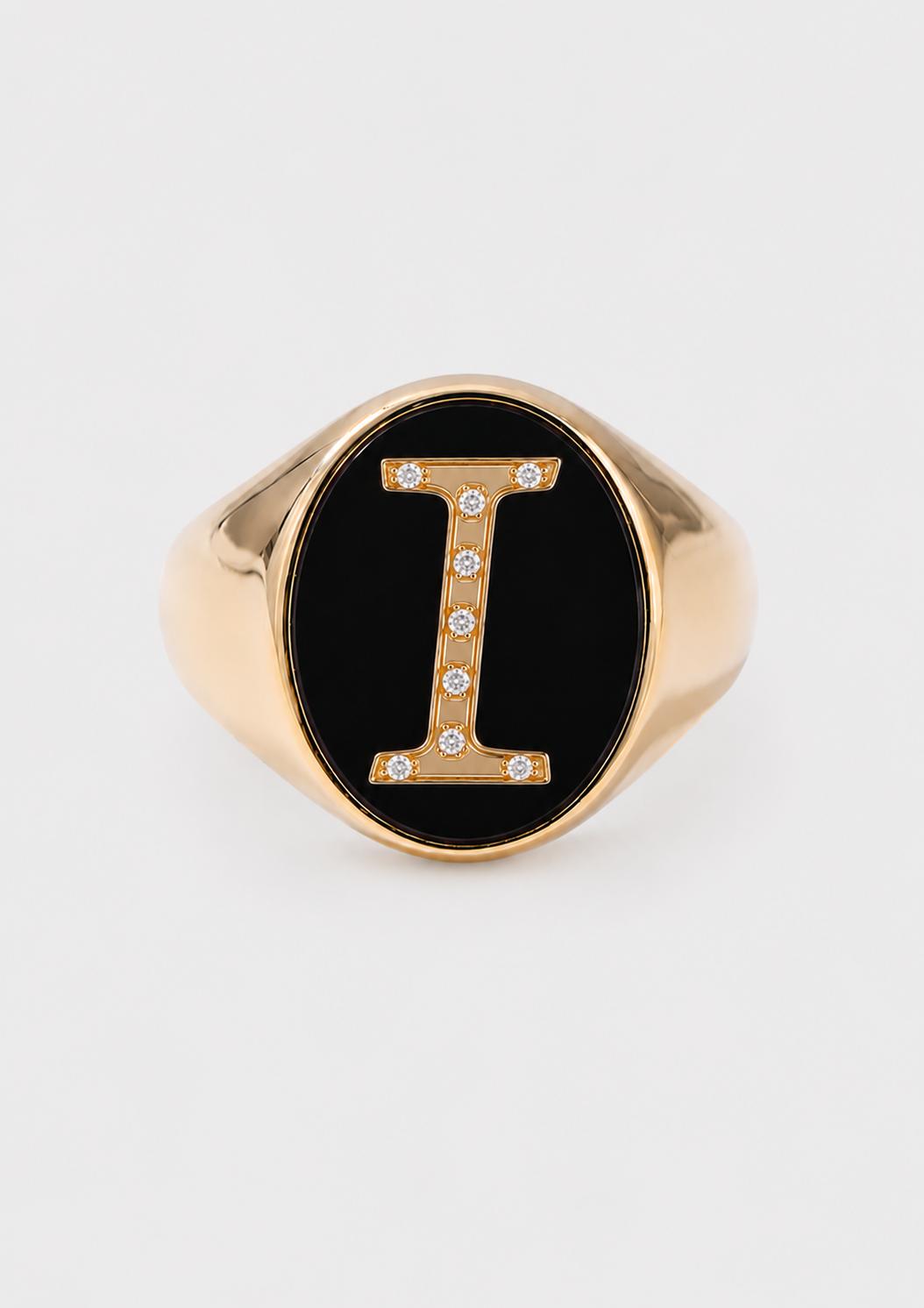 Anillo Sello Onyx | Noir